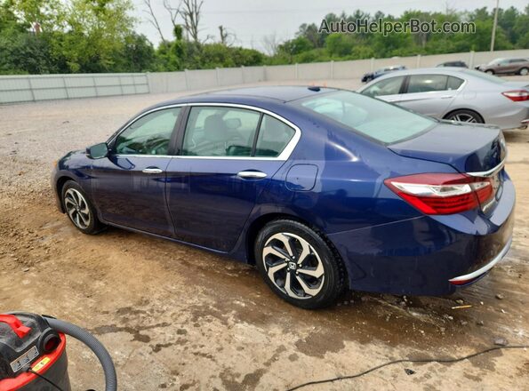 1HGCR2F80HA225019 2017 HONDA ACCORD Blue Trasero izquierdo