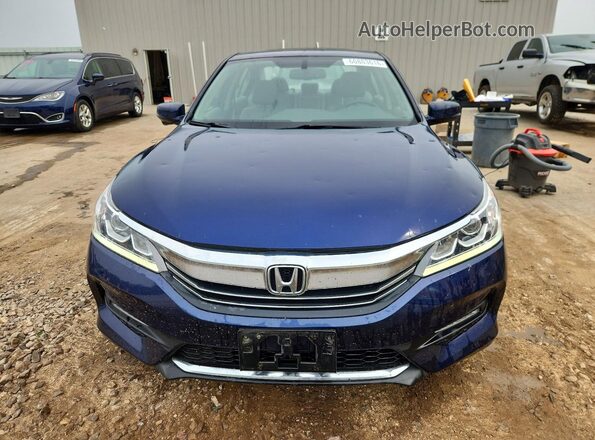 1HGCR2F80HA225019 2017 HONDA ACCORD Blue Vista frontal