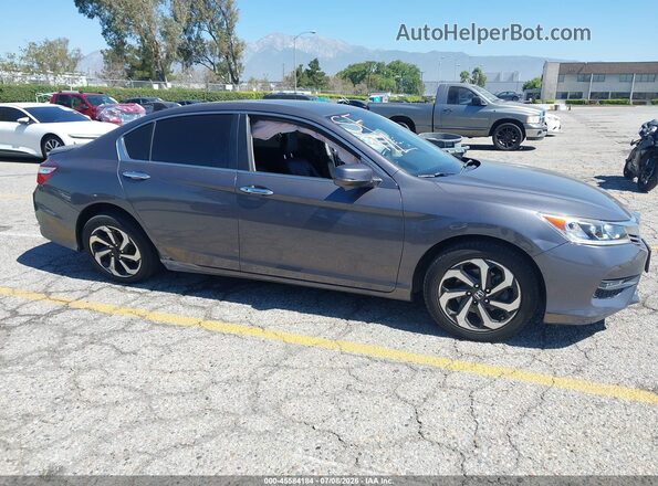 1HGCR2F81GA104692 2016 HONDA ACCORD Black Панорамний вид салону 360°