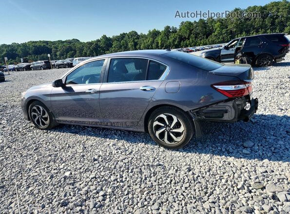 1HGCR2F81GA145209 2016 HONDA ACCORD Charcoal Rear left