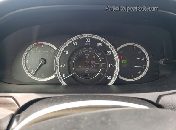 1HGCR2F81HA024407 2017 HONDA ACCORD Gray Instrument cluster view
