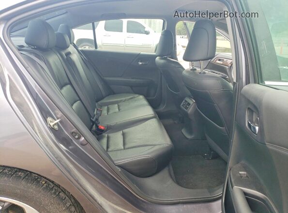 1HGCR2F81HA024407 2017 HONDA ACCORD Gray Rear seats view