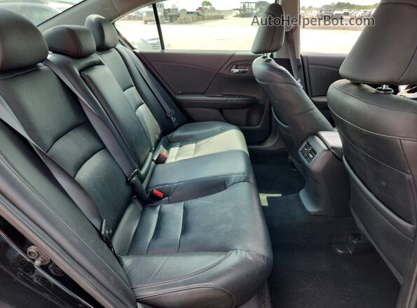 1HGCR2F81HA069945 2017 HONDA ACCORD Black Rear seats view