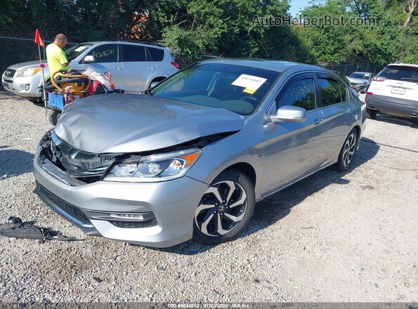 1HGCR2F82GA136650 2016 HONDA ACCORD Silver Przód lewy