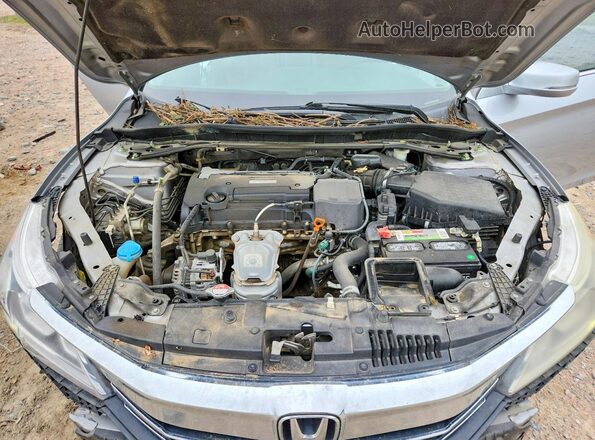1HGCR2F82HA099374 2017 HONDA ACCORD Gray Rear interior view