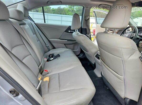 1HGCR2F82HA099374 2017 HONDA ACCORD Gray Rear seats view