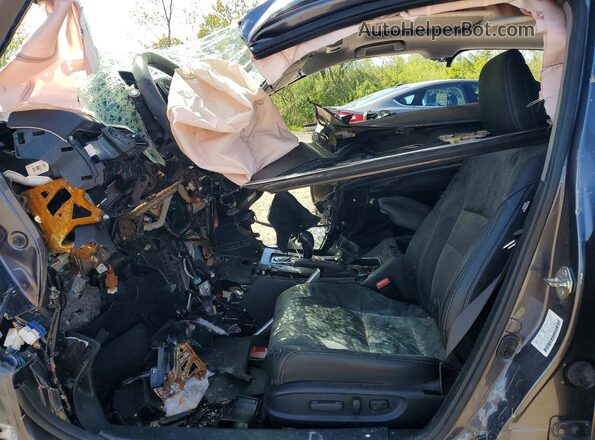 1HGCR2F82HA100345 2017 HONDA ACCORD Серый Вид салона спереди
