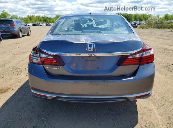 1HGCR2F82HA100345 2017 HONDA ACCORD Серый Вид сзади