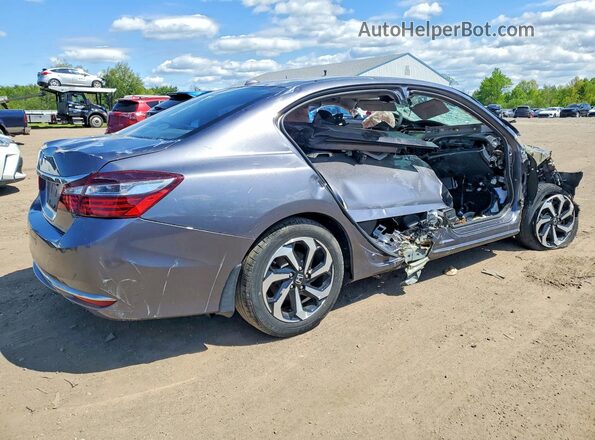 1HGCR2F82HA100345 2017 HONDA ACCORD Серый Задняя правая четверть