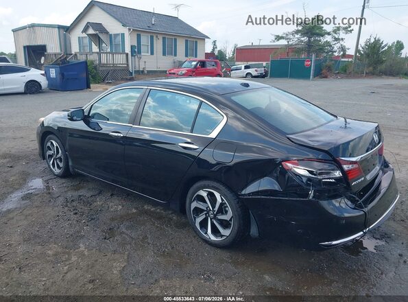1HGCR2F83GA091587 2016 HONDA ACCORD Black Rear left