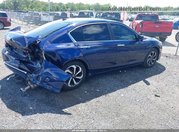 1HGCR2F83GA115192 2016 HONDA ACCORD Blue Հետևի աջ