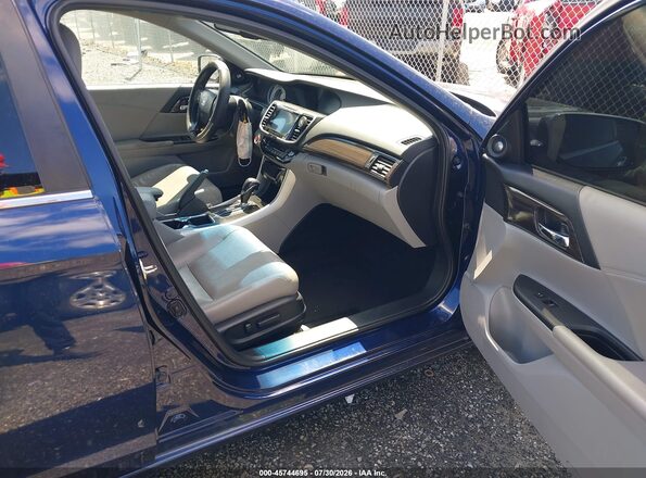 1HGCR2F83GA115192 2016 HONDA ACCORD Blue Սալոնի դիմացի տեսք