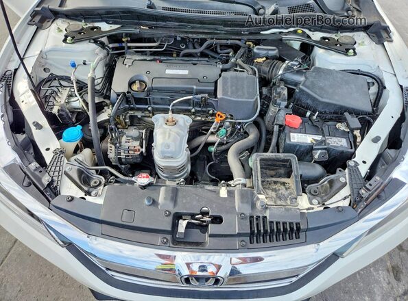 1HGCR2F83GA187381 2016 HONDA ACCORD White Rear interior view