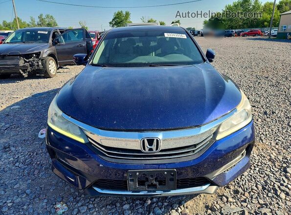 1HGCR2F83HA090019 2017 HONDA ACCORD Blue Դիմացի տեսք