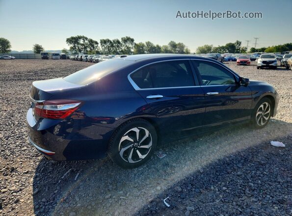 1HGCR2F83HA090019 2017 HONDA ACCORD Blue Հետևի աջ