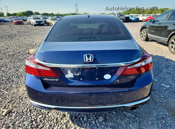 1HGCR2F83HA090019 2017 HONDA ACCORD Blue Հետևի տեսք