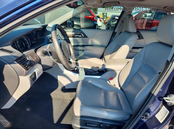 1HGCR2F83HA090019 2017 HONDA ACCORD Blue Սալոնի դիմացի տեսք