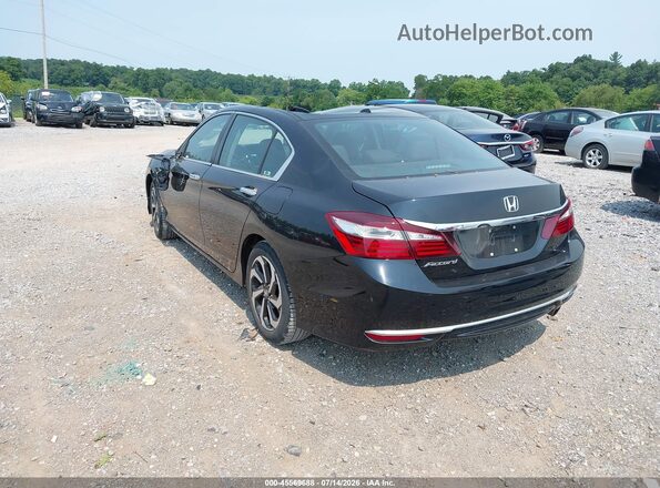 1HGCR2F83HA105117 2017 HONDA ACCORD Черный Задняя левая четверть