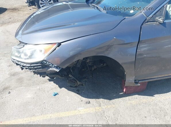 1HGCR2F83HA145343 2017 HONDA ACCORD Gray წინა ხედი