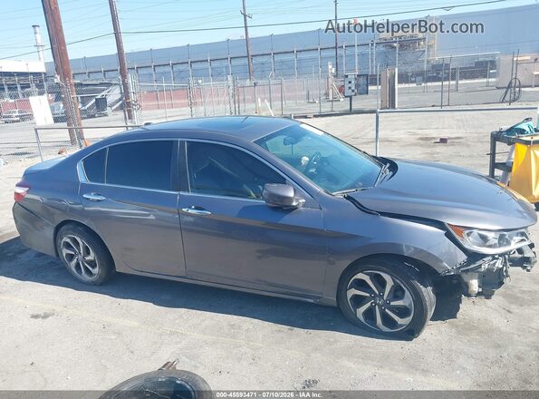 1HGCR2F83HA145343 2017 HONDA ACCORD Gray სალონის 360-გრადუსიანი ხედი