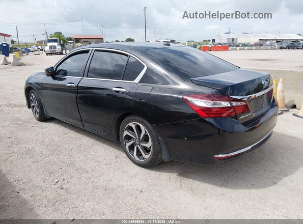 1HGCR2F83HA166144 2017 HONDA ACCORD Black Trasero izquierdo