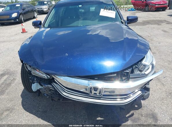 1HGCR2F83HA294352 2017 HONDA ACCORD Blue ხელსაწყოთა პანელის ხედი