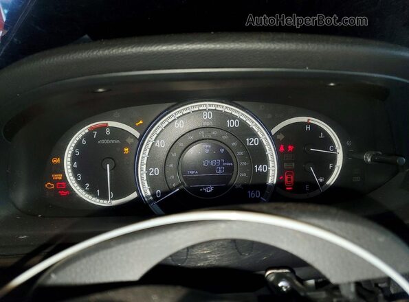 1HGCR2F84GA065872 2016 HONDA ACCORD Black Widok zestawu wskaźników