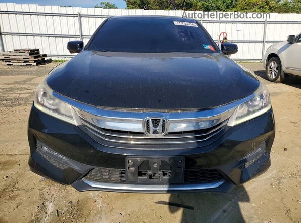 1HGCR2F84GA075446 2016 HONDA ACCORD Черный Вид спереди
