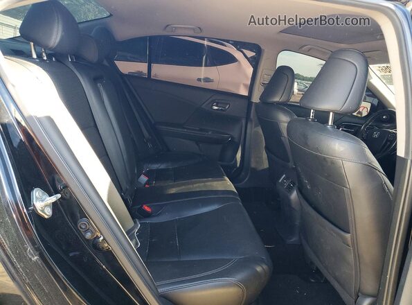 1HGCR2F84GA075446 2016 HONDA ACCORD Черный Вид задних сидений