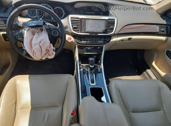 1HGCR2F84GA089783 2016 HONDA ACCORD White Vista del salpicadero