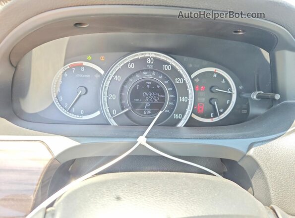 1HGCR2F84GA089783 2016 HONDA ACCORD White Vista del cuadro de instrumentos