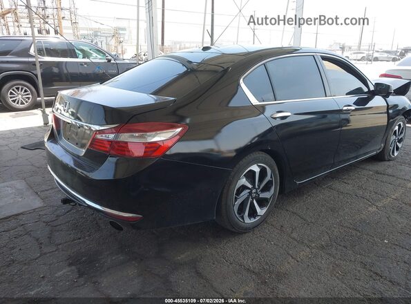 1HGCR2F84GA173909 2016 HONDA ACCORD Black Задня права чверть