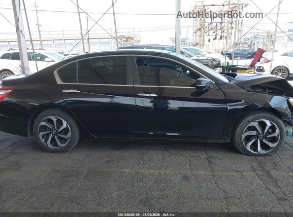 1HGCR2F84GA173909 2016 HONDA ACCORD Black Панорамний вид салону 360°