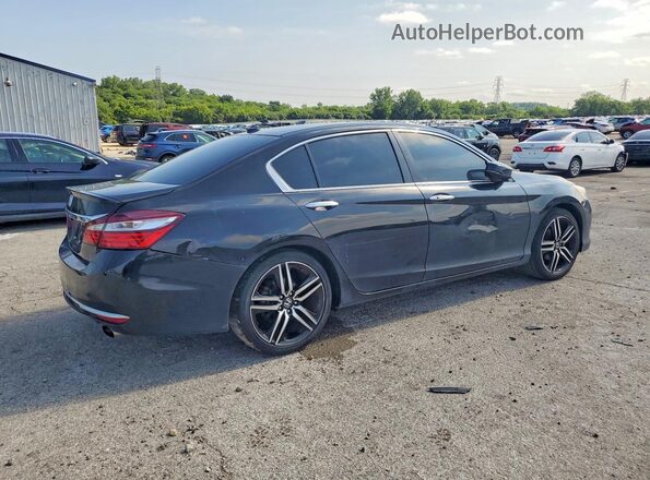 1HGCR2F85GA196745 2016 HONDA ACCORD Black Հետևի աջ