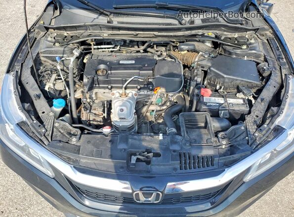 1HGCR2F85GA196745 2016 HONDA ACCORD Black Սալոնի հետևի տեսք
