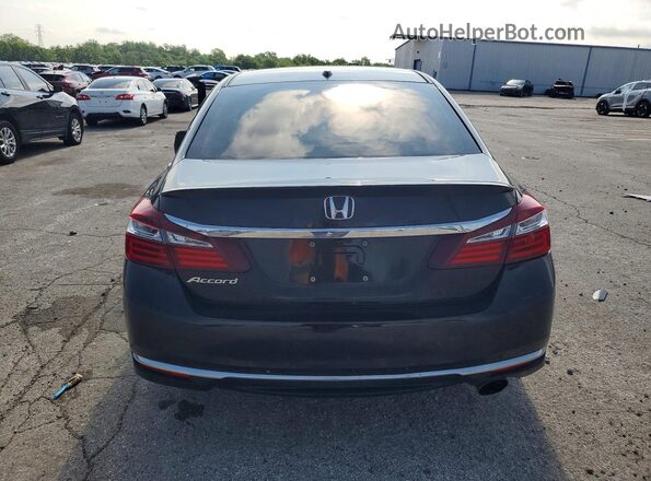 1HGCR2F85GA196745 2016 HONDA ACCORD Black Հետևի տեսք