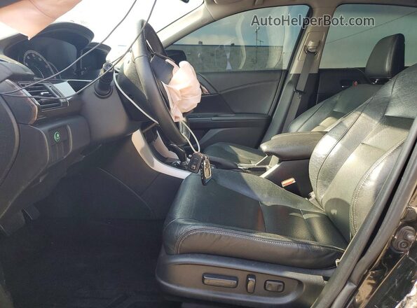 1HGCR2F85GA196745 2016 HONDA ACCORD Black Սալոնի դիմացի տեսք