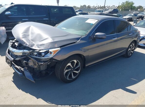 1HGCR2F85HA193359 2017 HONDA ACCORD Gray Передня ліва чверть