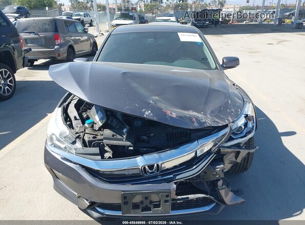 1HGCR2F85HA193359 2017 HONDA ACCORD Gray Вид щитка приладів