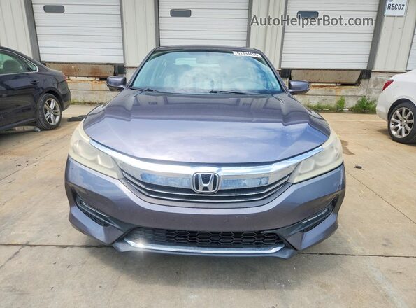 1HGCR2F86GA013675 2016 HONDA ACCORD Серый Вид спереди
