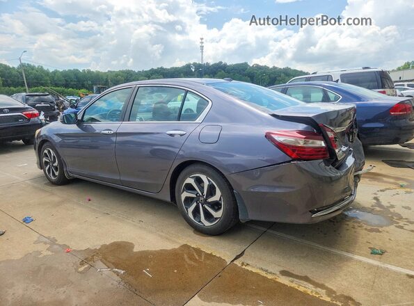 1HGCR2F86GA013675 2016 HONDA ACCORD Серый Задняя левая четверть