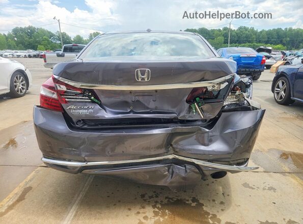 1HGCR2F86GA013675 2016 HONDA ACCORD Серый Вид сзади
