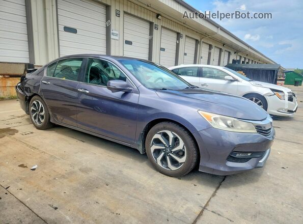 1HGCR2F86GA013675 2016 HONDA ACCORD Серый Передняя правая четверть