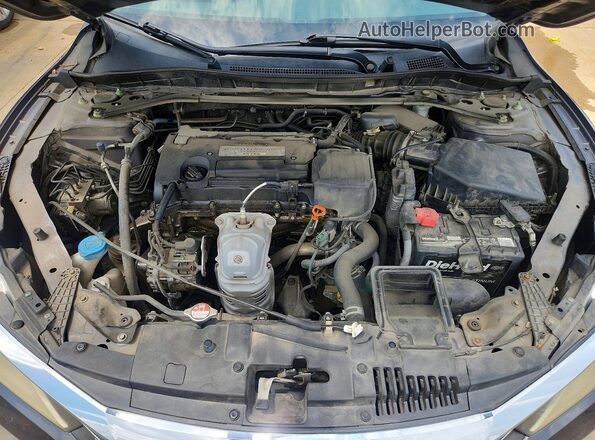 1HGCR2F86GA013675 2016 HONDA ACCORD Серый Вид задней части салона