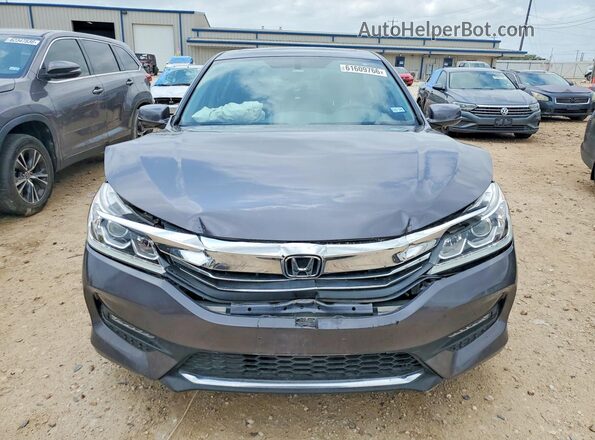 1HGCR2F86GA079837 2016 HONDA ACCORD Серый Вид спереди