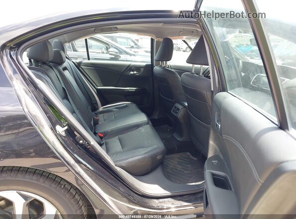 1HGCR2F86GA100671 2016 HONDA ACCORD Black Widok naklejki z numerem VIN