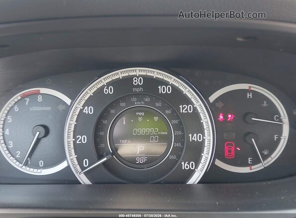 1HGCR2F86GA100671 2016 HONDA ACCORD Black Widok tylnych siedzeń
