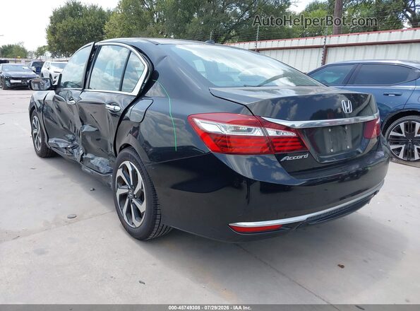 1HGCR2F86GA100671 2016 HONDA ACCORD Black Tył lewy