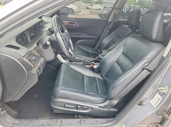 1HGCR2F86GA144802 2016 HONDA ACCORD Silver Вид салону спереду