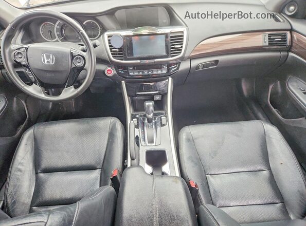1HGCR2F86GA144802 2016 HONDA ACCORD Silver Вид панелі приладів